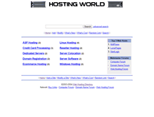 Tablet Screenshot of hostingworld.com